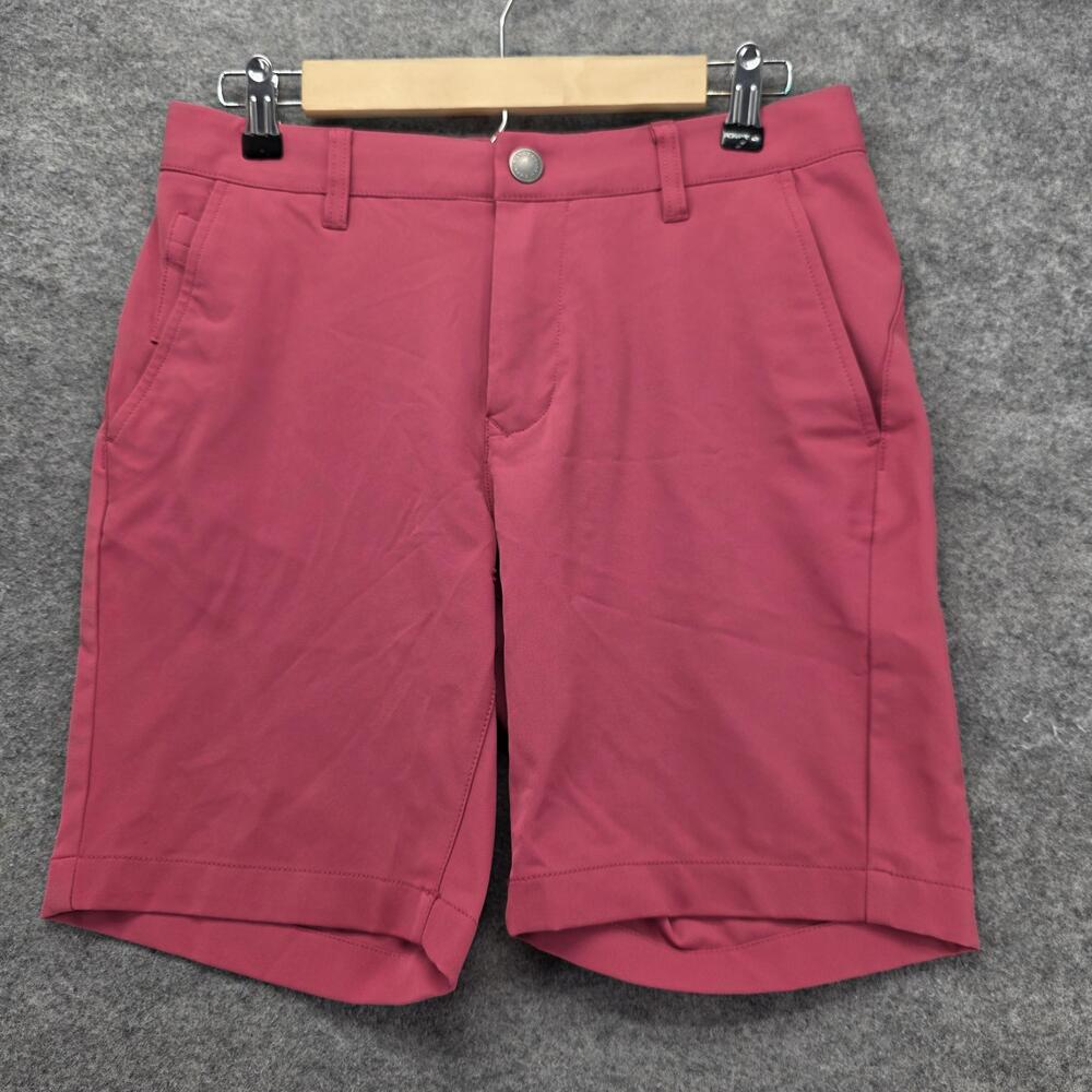 Bonobos Golf Shorts Mens 29 Red Performance Stretch 8 Inch Inseam Chino Tech